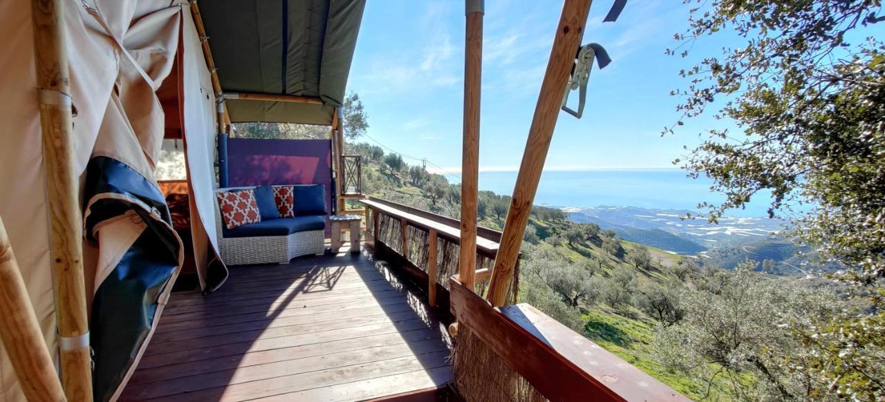 Campo Agave Luxury Tents Sayalonga Exterior photo
