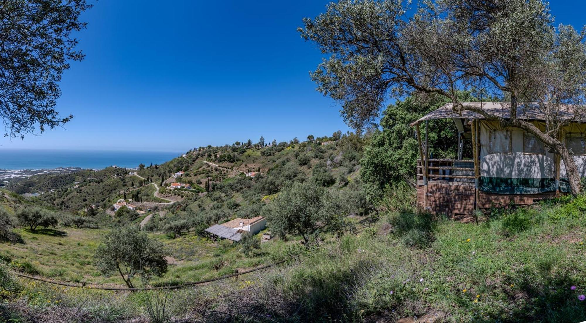 Campo Agave Luxury Tents Sayalonga Exterior photo